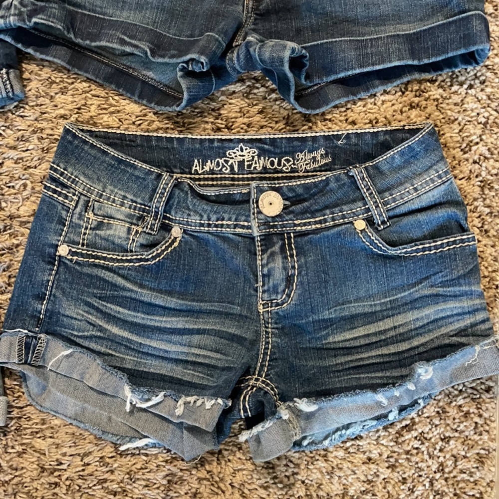 Bundle Sale Short Shorts, Jean Shorts Size 0 Small - Picture 4 of 13